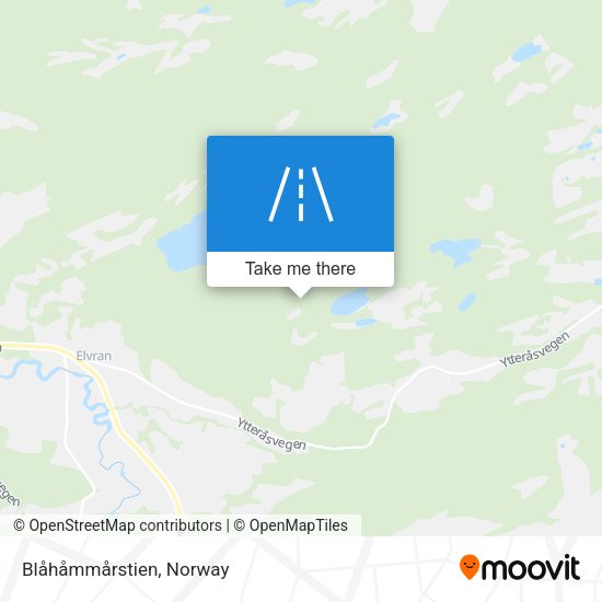 Blåhåmmårstien map