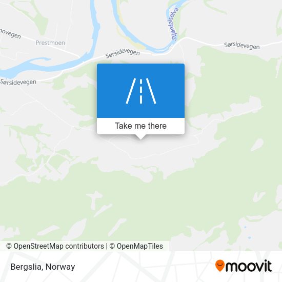 Bergslia map