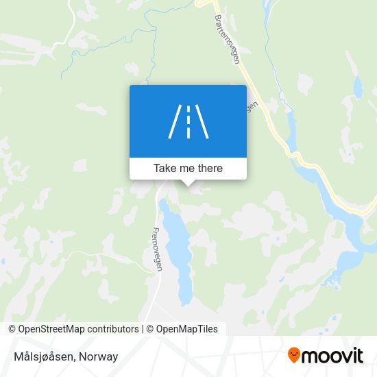 Målsjøåsen map