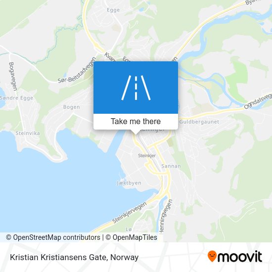 Kristian Kristiansens Gate map