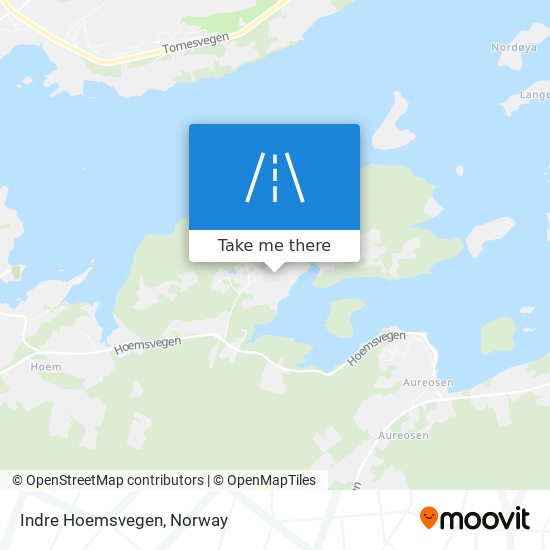 Indre Hoemsvegen map