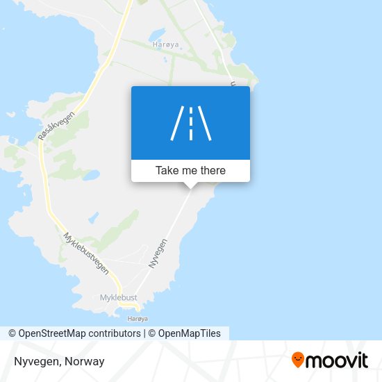 Nyvegen map