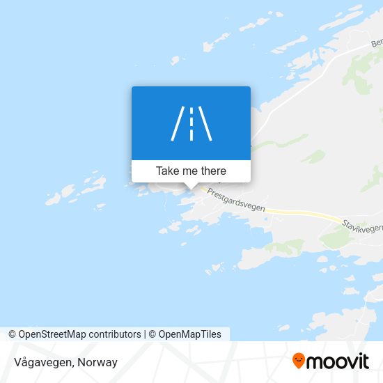 Vågavegen map