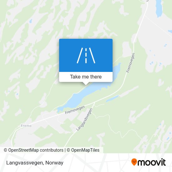 Langvassvegen map