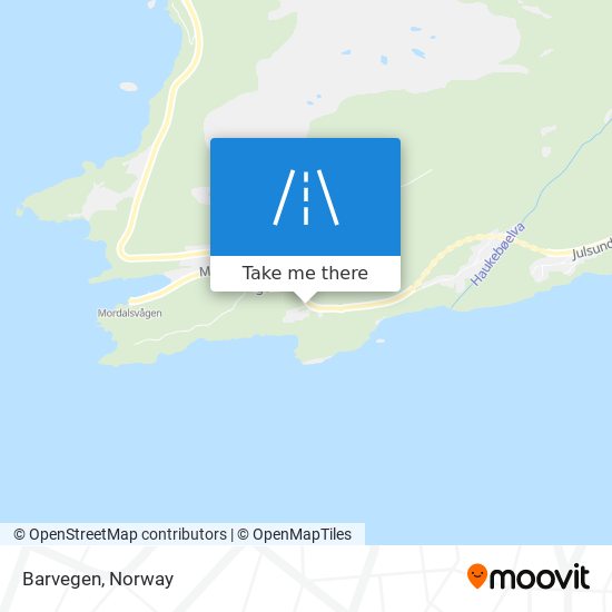 Barvegen map