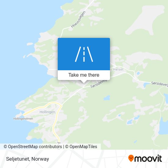 Seljetunet map