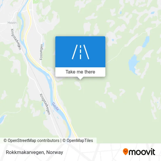 Rokkmakarvegen map