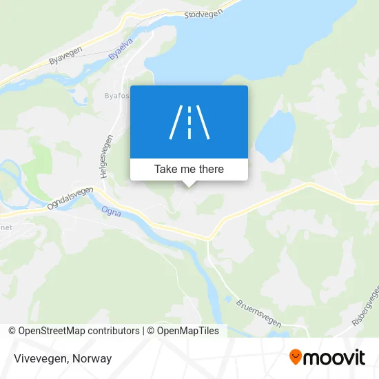 Vivevegen map