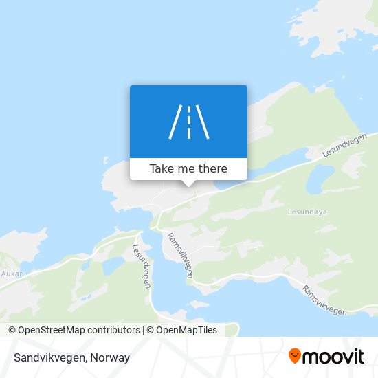 Sandvikvegen map