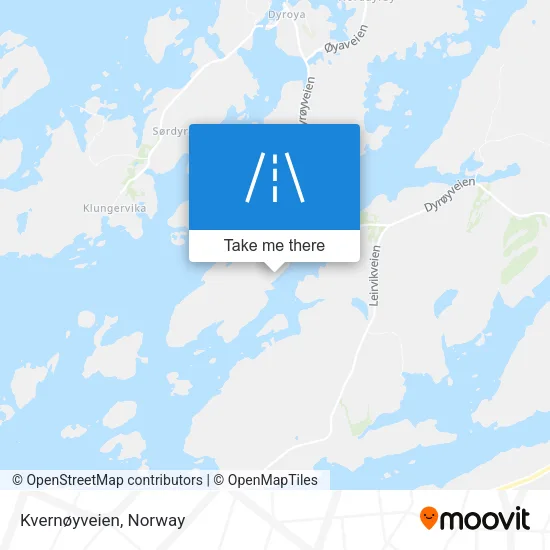 Kvernøyveien map