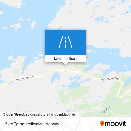 Øvre Tømmervikveien map