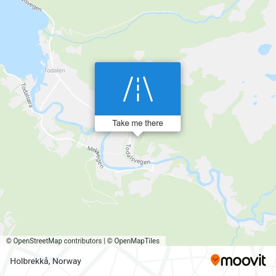 Holbrekkå map