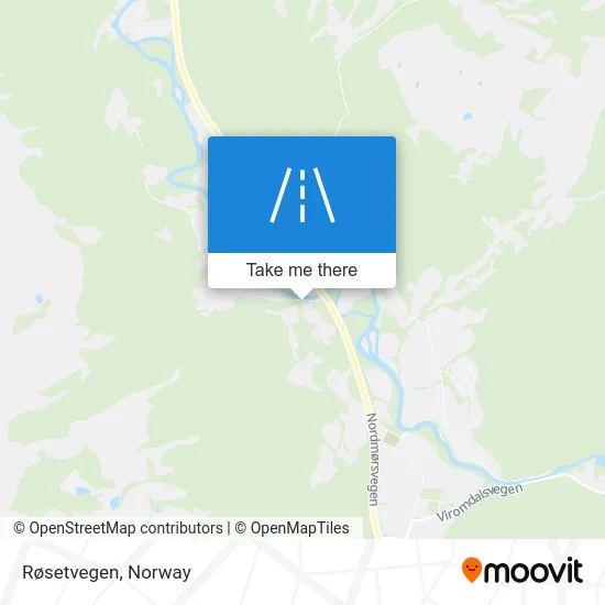Røsetvegen map