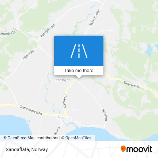 Sandaflata map