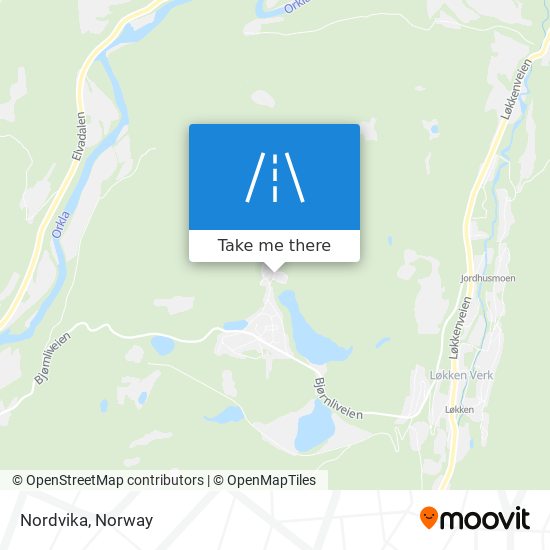 Nordvika map