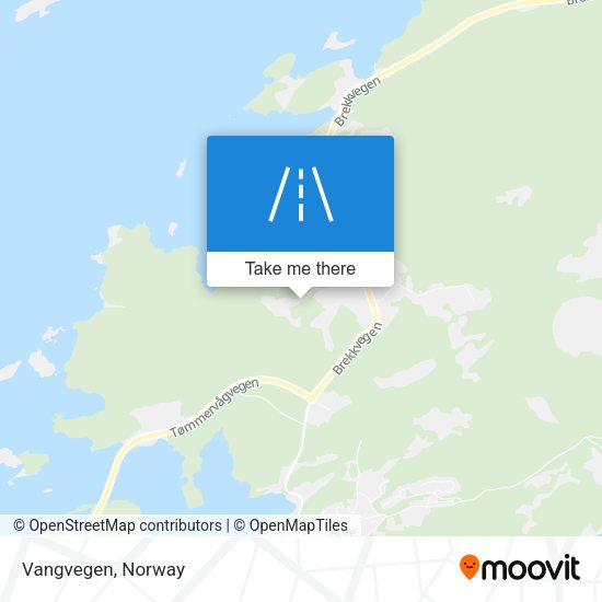 Vangvegen map