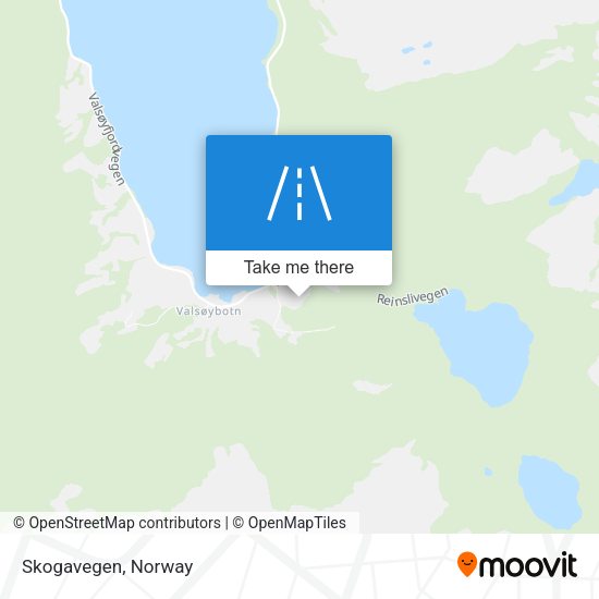 Skogavegen map