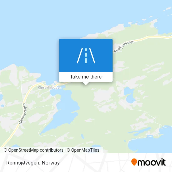 Rennsjøvegen map