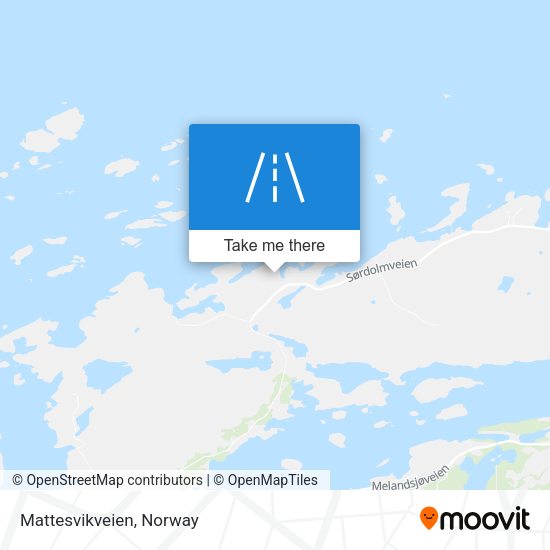 Mattesvikveien map