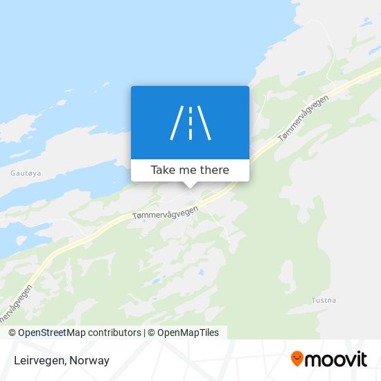 Leirvegen map