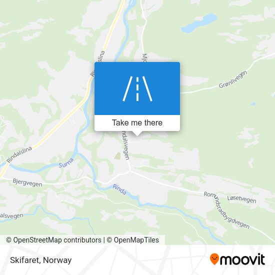 Skifaret map