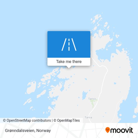 Grønndalsveien map