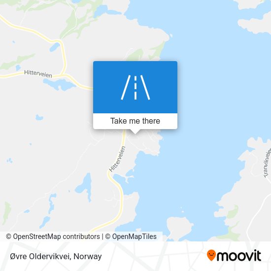 Øvre Oldervikvei map
