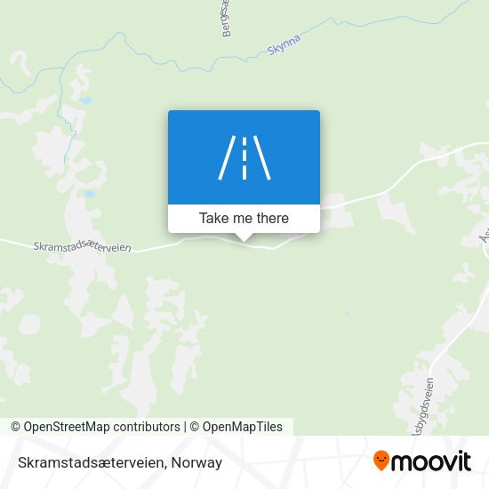 Skramstadsæterveien map
