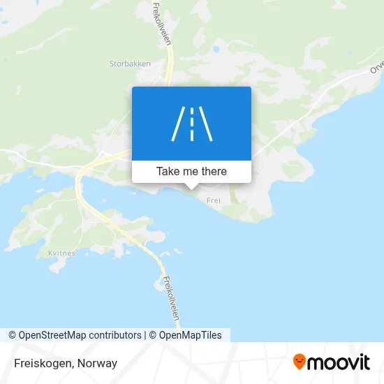 Freiskogen map