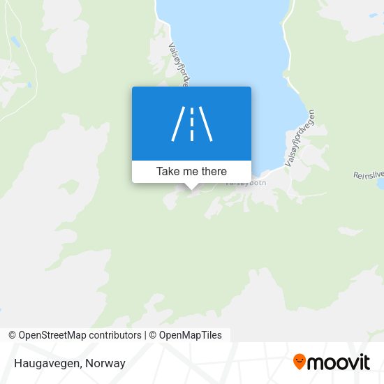 Haugavegen map