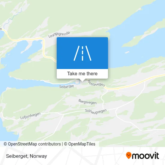 Seiberget map