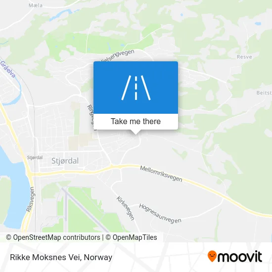 Rikke Moksnes Vei map