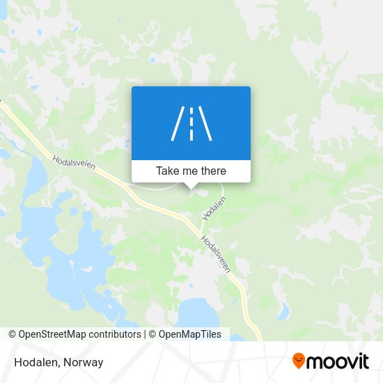 Hodalen map