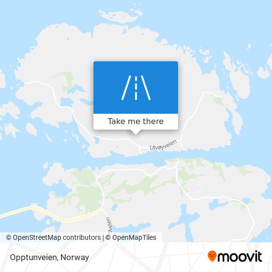 Opptunveien map