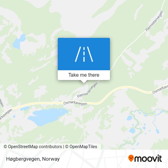 Høgbergvegen map