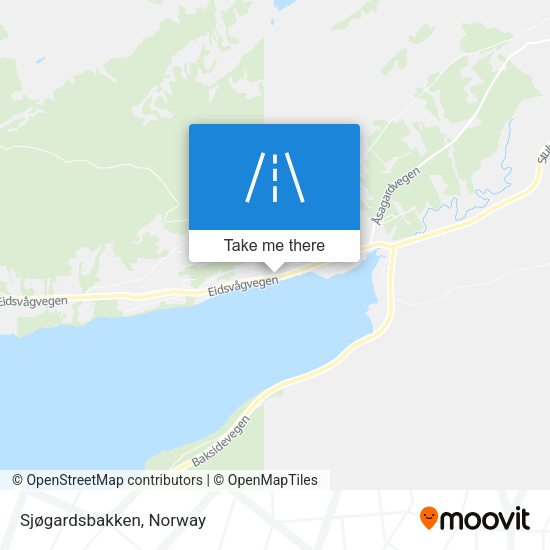 Sjøgardsbakken map