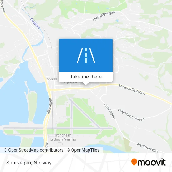 Snarvegen map