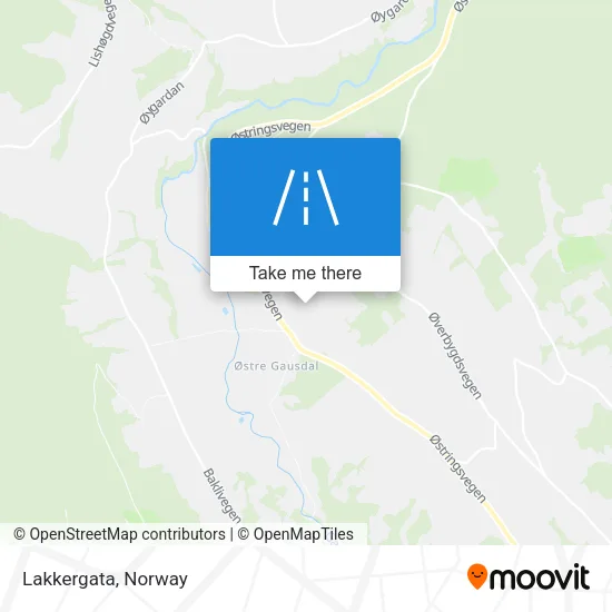 Lakkergata map