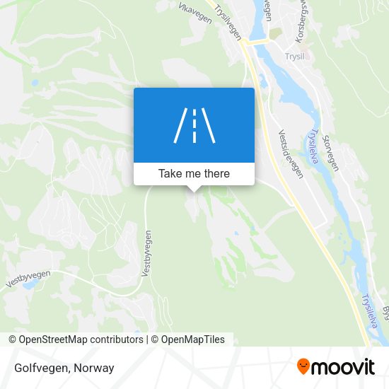 Golfvegen map