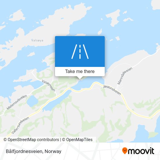 Bålfjordnesveien map