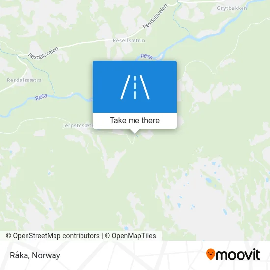 Råka map