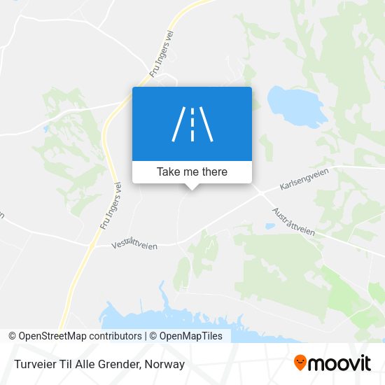 Turveier Til Alle Grender map