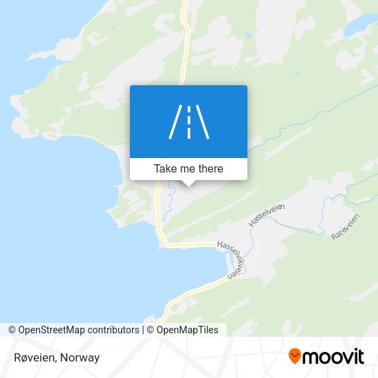 Røveien map