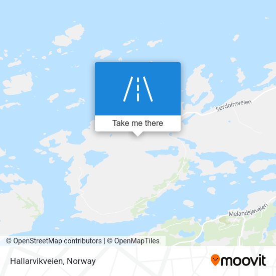 Hallarvikveien map