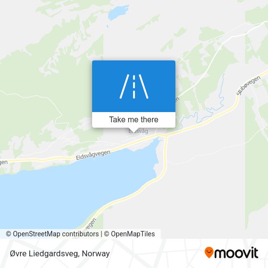 Øvre Liedgardsveg map