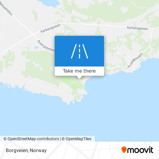 Borgveien map