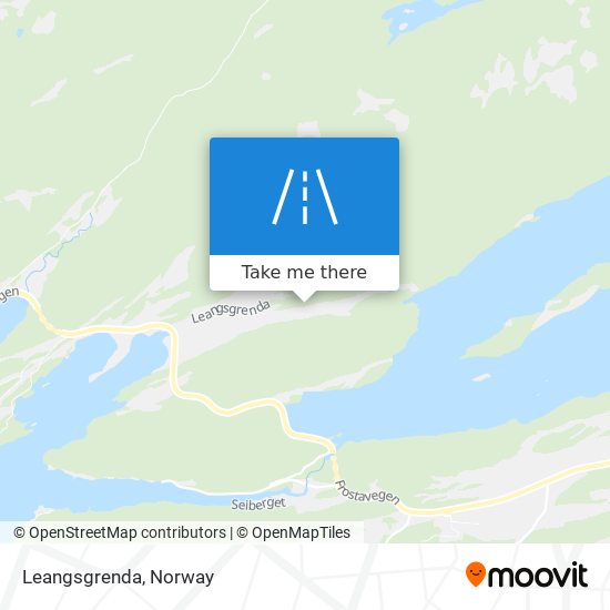 Leangsgrenda map