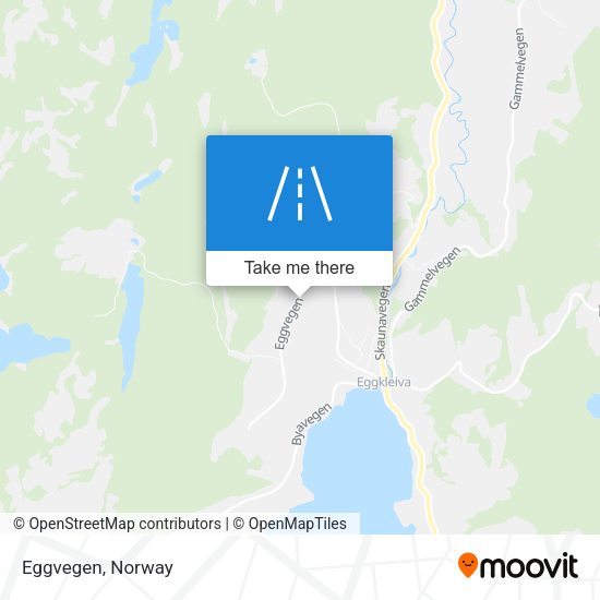 Eggvegen map