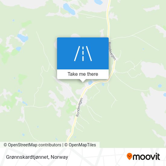 Grønnskardtjønnet map