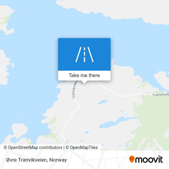 Øvre Tranvikveien map